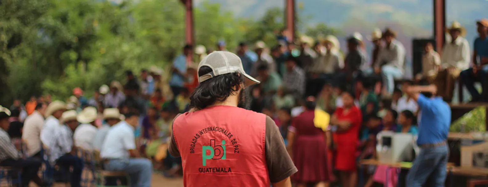 Im Einsatz für die Menschenrechte in Guatemala - Die Menschenrechtsorganisation peace brigades international (pbi)