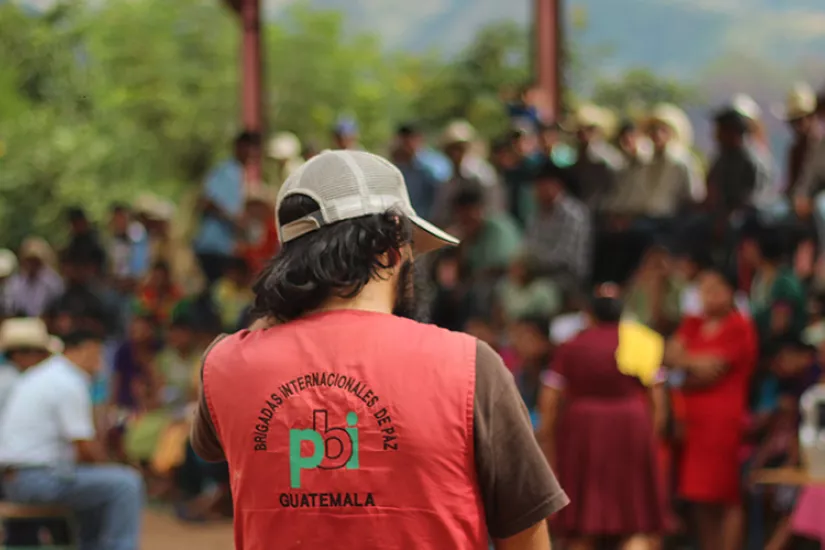 Im Einsatz für die Menschenrechte in Guatemala - Die Menschenrechtsorganisation peace brigades international (pbi)