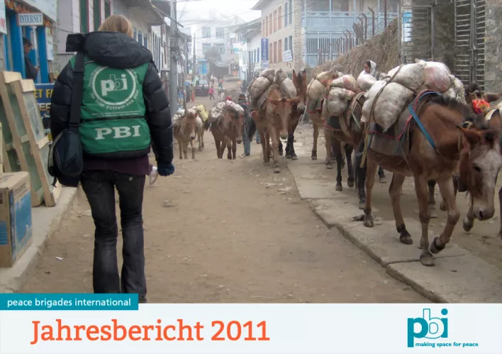 Jahresbericht pbi Deutschland 2011