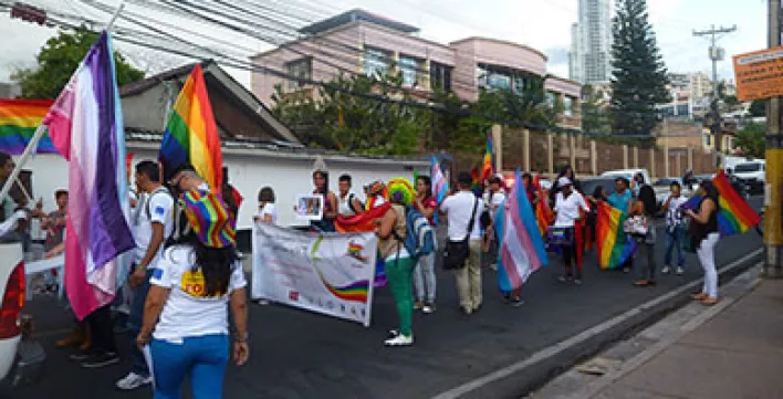 LGBTIQ-Demonstration in Honduras