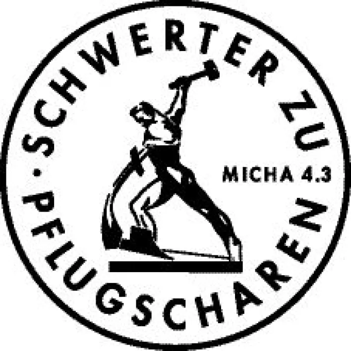 Logo_Schwerter zu Pflugscharen