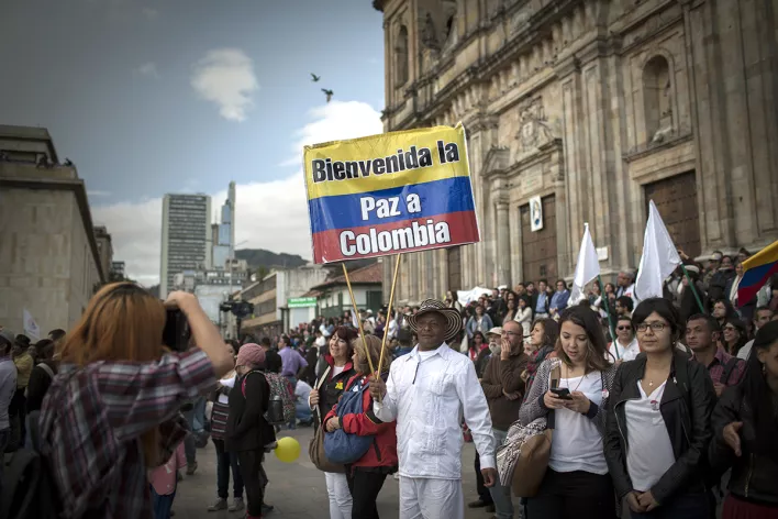 Bienvenida la Paz a Colombia