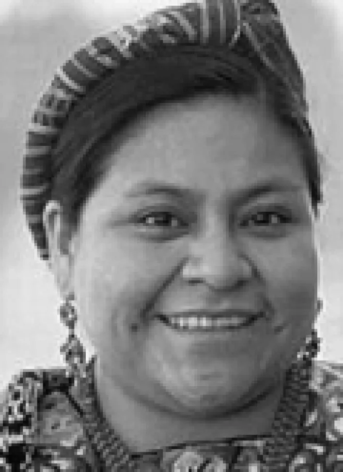 Rigoberta Menchú Tum (Guatemala), Friedensnobelpreisträgerin