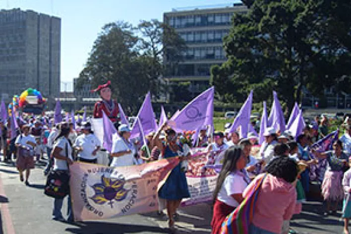 Demonstration in Guatemala