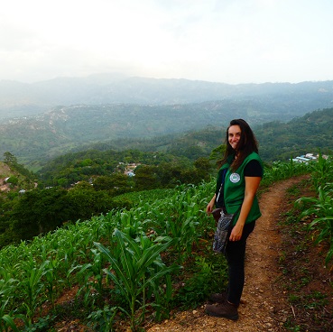 Die pbi-Freiwillige Kristina Müller in Honduras
