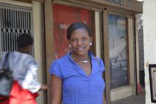Linet Adoyo Okoth ist ein Mitglied der Mathare Peace Initiative