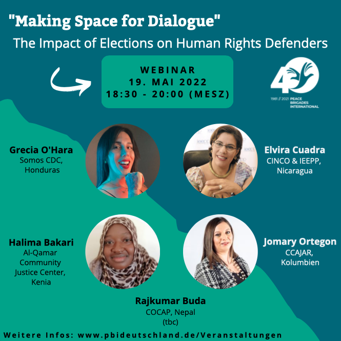 Making Space for Dialogue 2 – The Impact of Elections on Human Rights Defenders