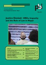 Justice denied: HRDs, Impunity and the rule of law in Nepal