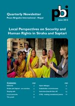 Local perspectives on security and human rights in Siraha and Saptari