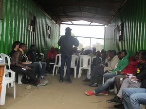 Veranstaltung des Mathare Social Justice Centre
